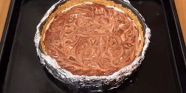 чизкейк ванильно-шоколадный