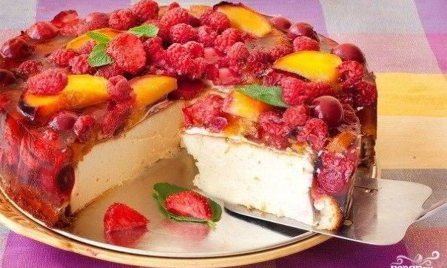 Рецепт фруктового чизкейка