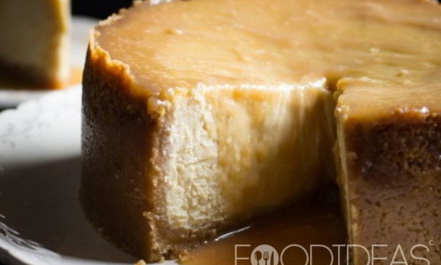 Рецепт карамельного чизкейка без выпечки