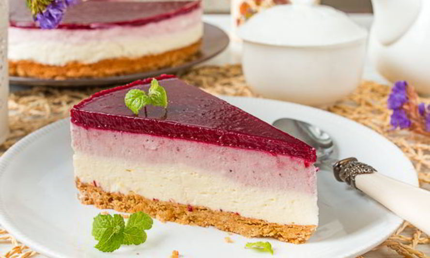 Рецепт холодного вишневого чизкейка