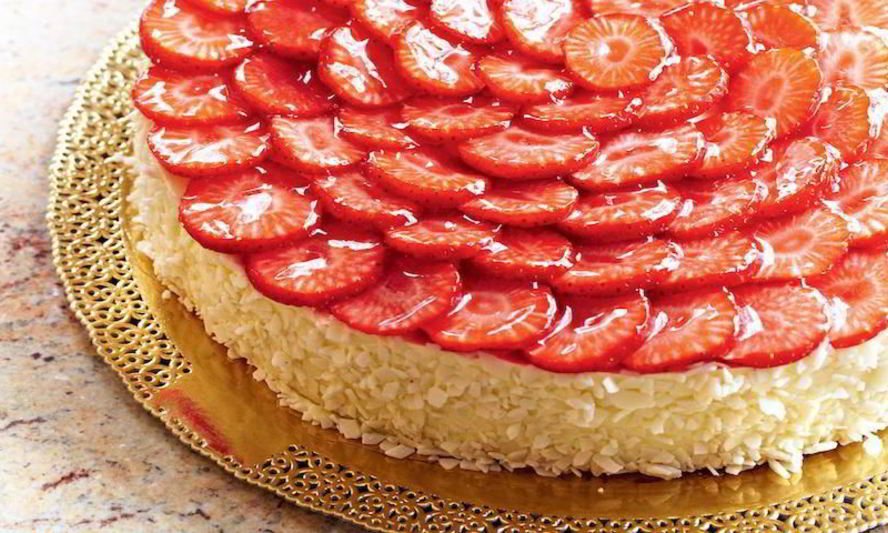 Рецепт клубничного чизкейка