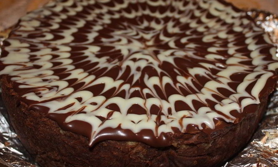 Рецепт кофейного чизкейка с шоколадной прослойкой