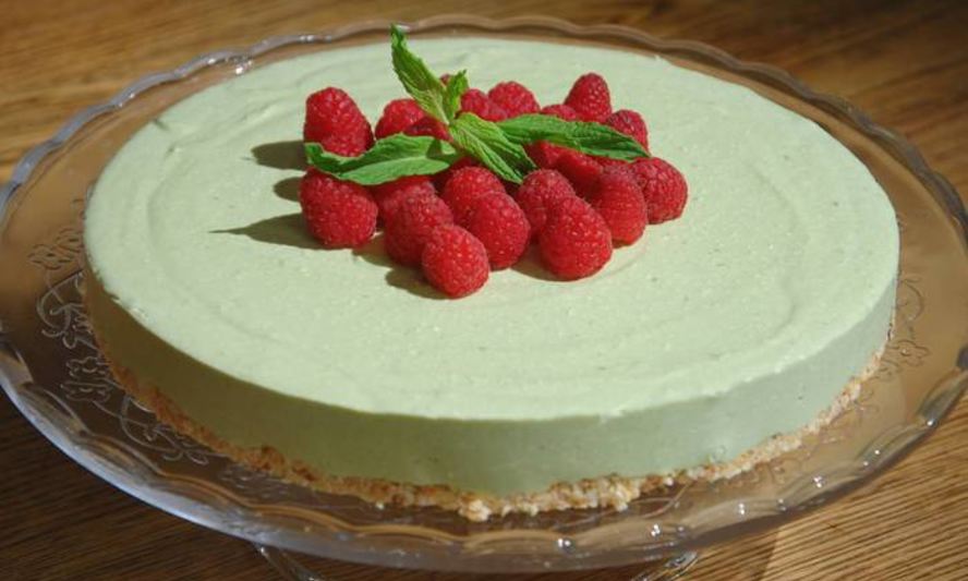 Рецепт кокосового чизкейка на зеленом чае