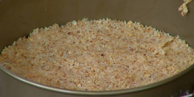 кокосовый чизкейк на зеленом чае