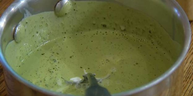 кокосовый чизкейк на зеленом чае