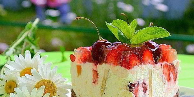 лимонный чизкейк лето