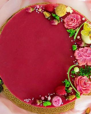 Малиновый чизкейк