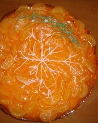 Мандариновый чизкейк