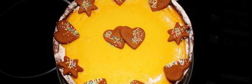 Нежный тыквенный чизкейк на основе теста пипаркук