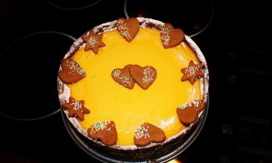 Рецепт нежного тыквенного чизкейка на основе теста пипаркук