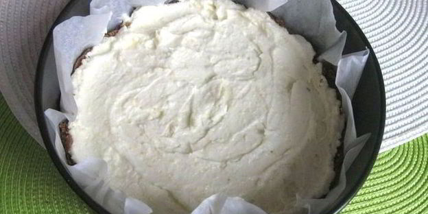 шоколадно-лимонный чизкейк со вкусом горького миндаля