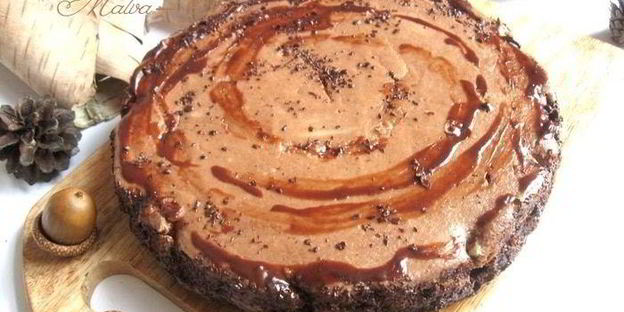 шоколадно-лимонный чизкейк со вкусом горького миндаля