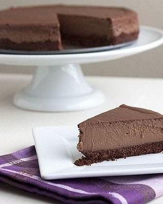 Шоколадно-медовый чизкейк без выпечки