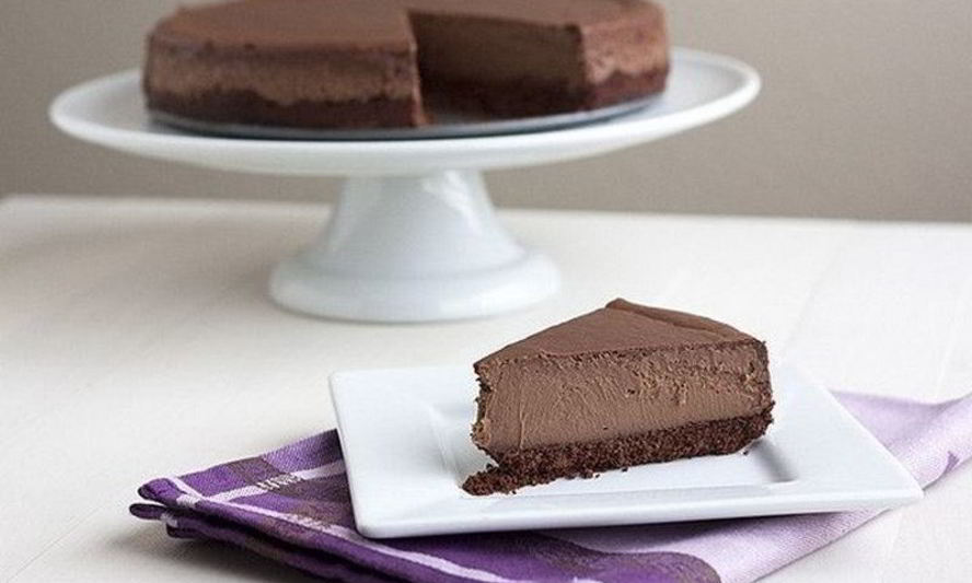 Рецепт шоколадна-медового чизкейк без выпечки