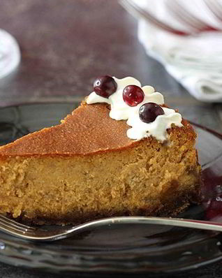 Тыквенный чизкейк с корицей