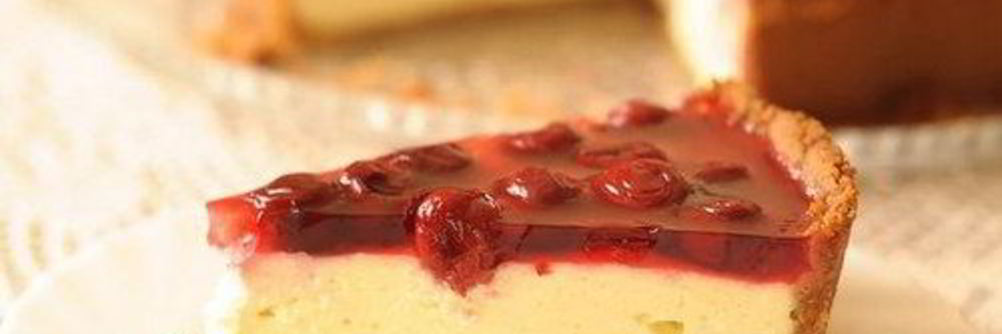 Вишневый чизкейк с домашним творогом