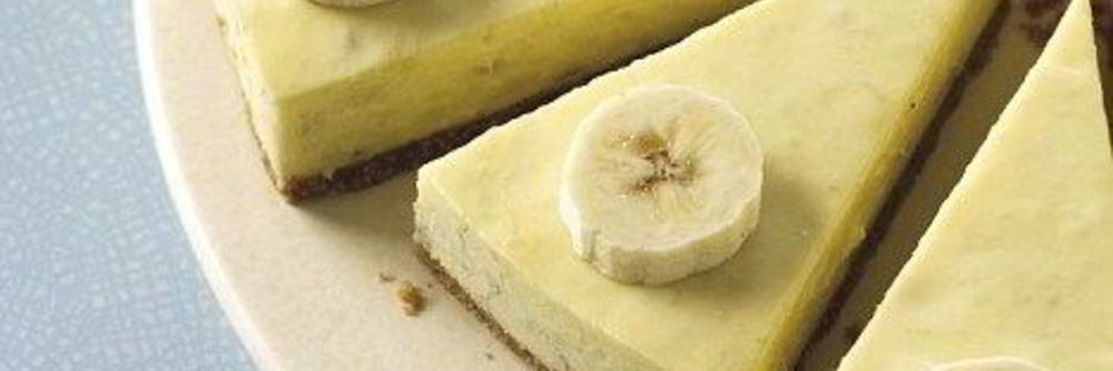 Яблочно-банановый чизкейк без запекания