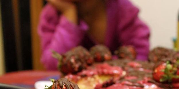 японский хлопковый чизкейк с малиновым курдом