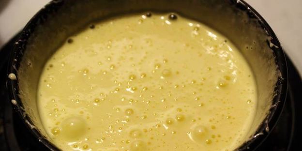 японский хлопковый чизкейк с малиновым курдом