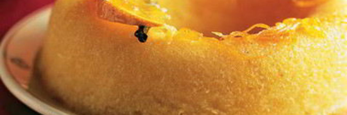 Апельсинно-ромовая баба