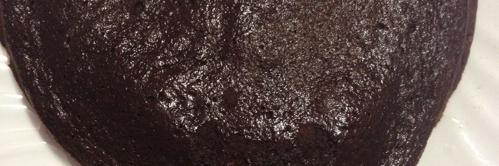 Бананово-шоколадный кекс в микроволновке