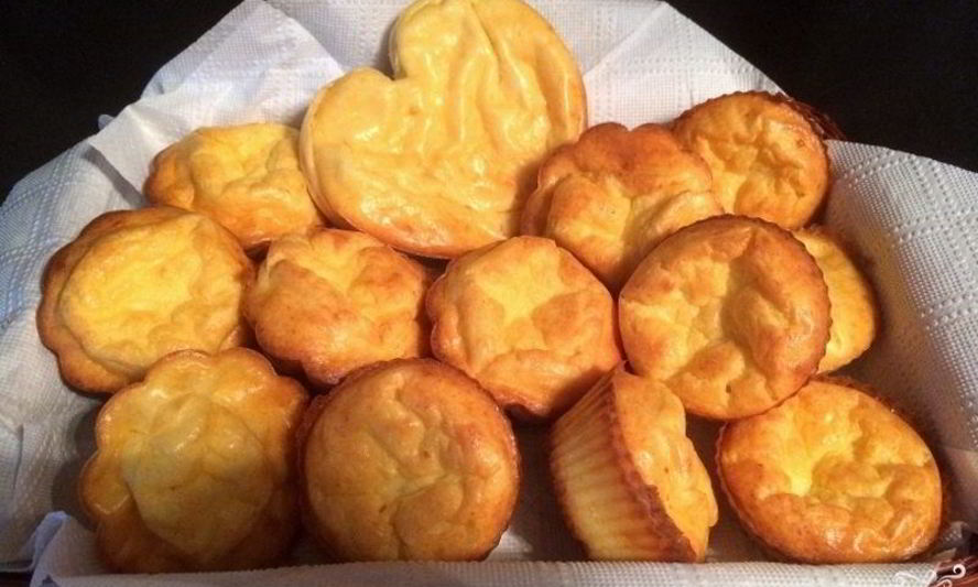 Рецепт диетических творожных кексов