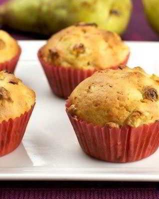 Грушевые капкейки