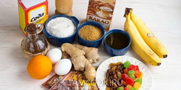 имбирный рождественский пряный кекс