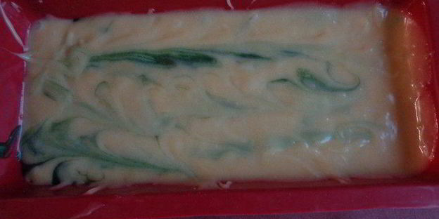 инновационный кекс с белым шоколадом и спирулиной