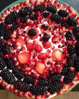 Йогуртовый кекс с ягодами