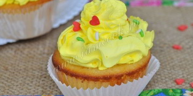 капкейки с кремом