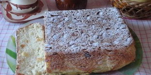 кекс из теста на дрожжах