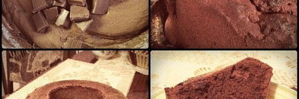 Кекс на кефире с кусочками шоколада