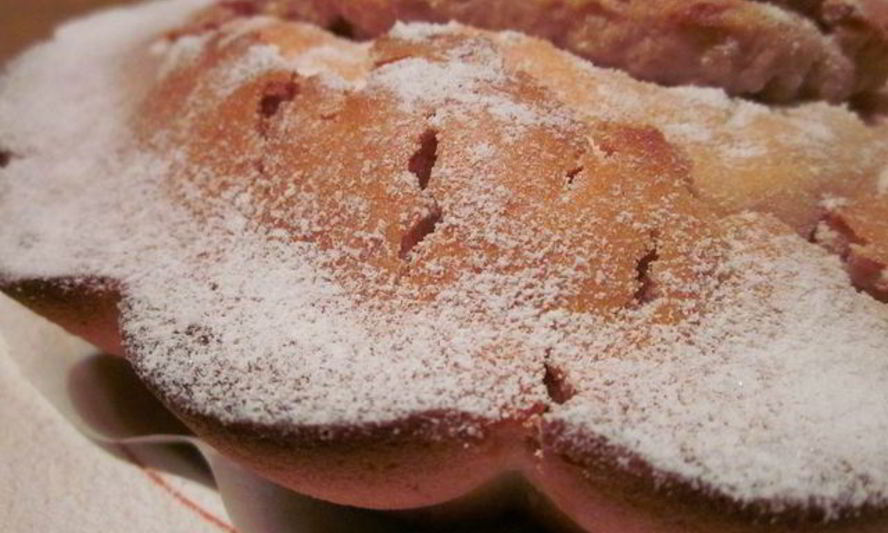 Рецепт кекса на земляничном йогурте