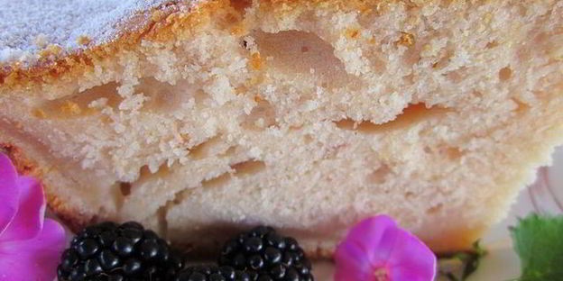 кекс на земляничном йогурте