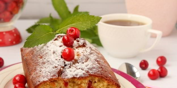 кекс с черешней