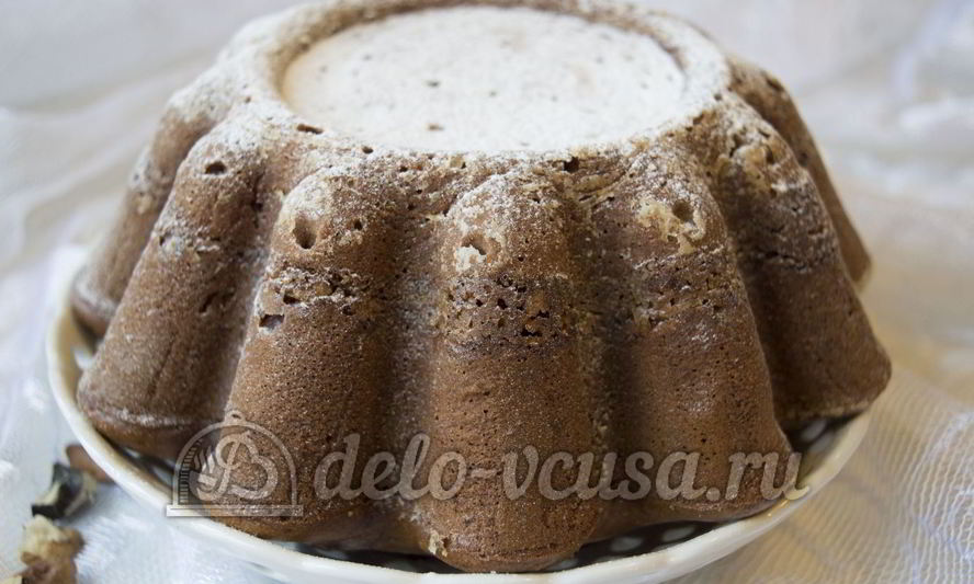 Рецепт кекса с орехами