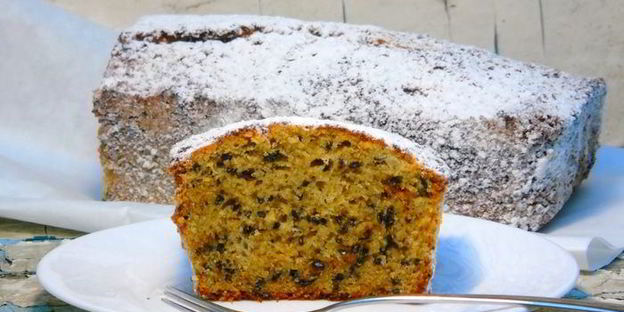 кекс с семенами черного кунжута