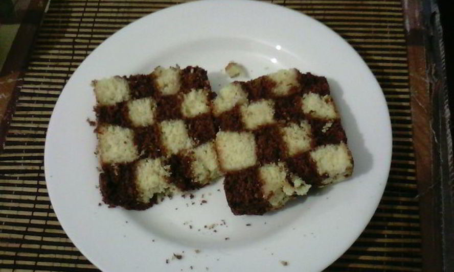 Рецепт кекса шахматка