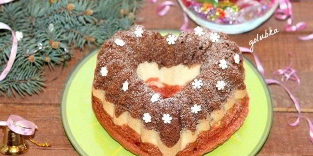 кекс шоколадно-малиновый