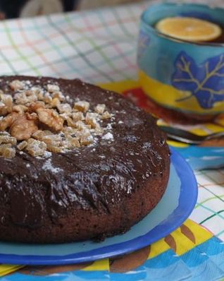 Кекс шоколадный в мультиварке