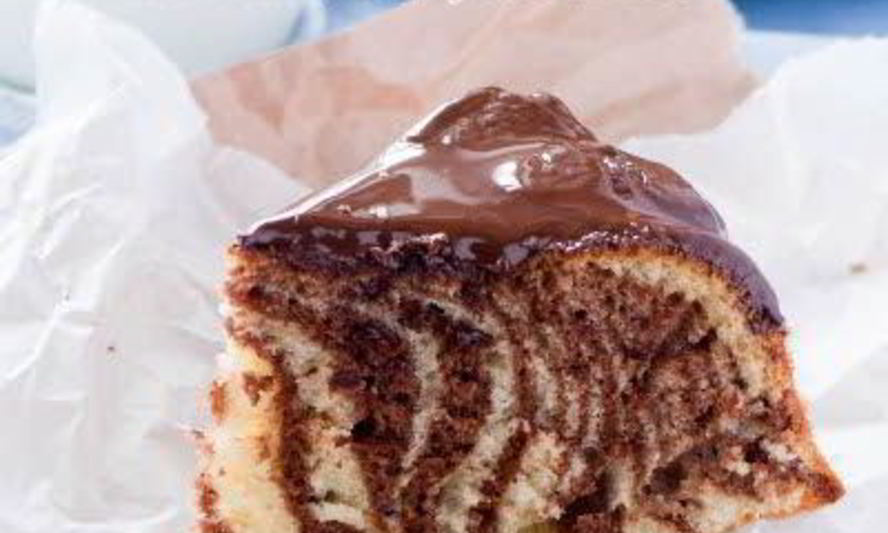 Рецепт кекса зебра