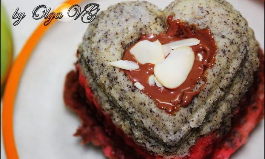 Рецепт кексиков трехцветных из микроволновки