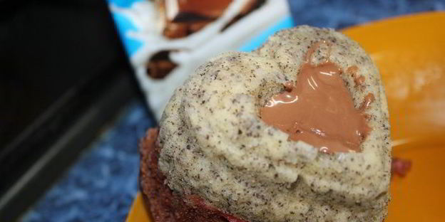 кексики трехцветные из микроволновки