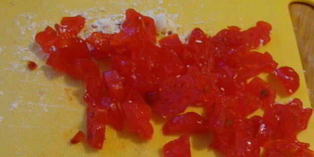 кексы из белого шоколада и вяленых мандарин