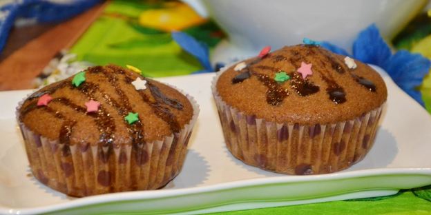 кексы из песочного теста с изюмом