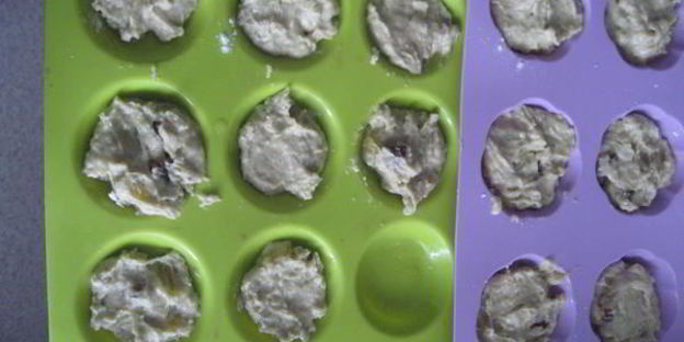 кексы постные из авокадо с финиками