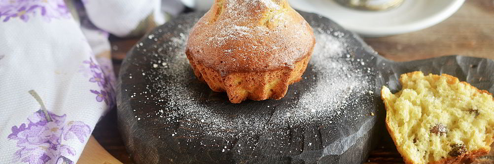 Кексы с изюмом