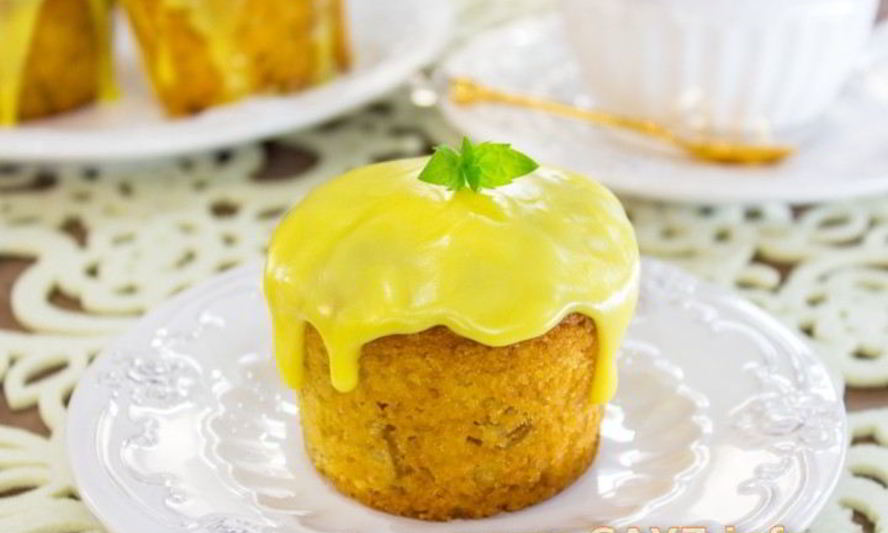 Рецепт кексов с курагой и кукурузной мукой