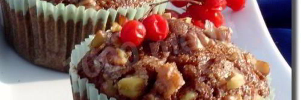 Кексы тыквенные с орехами и корицей